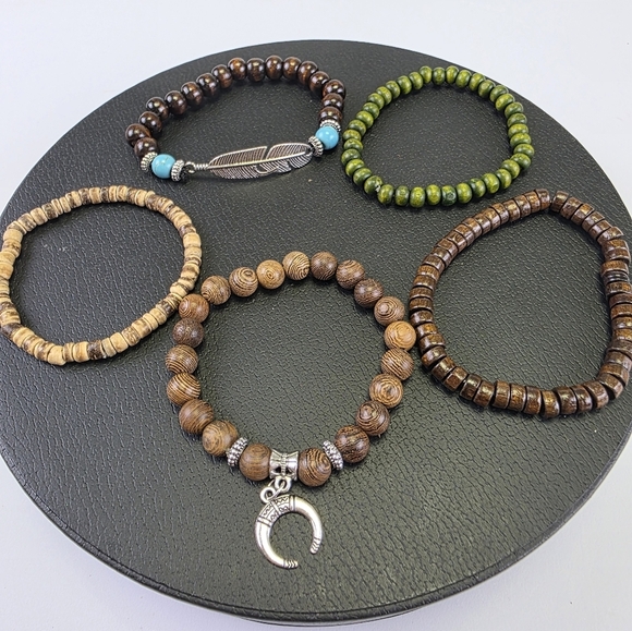 5 Pcs Set Bracelets - Picture 2 of 7